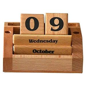 wooden calendar