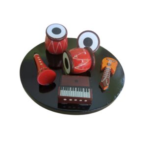 wooden musical home decor item